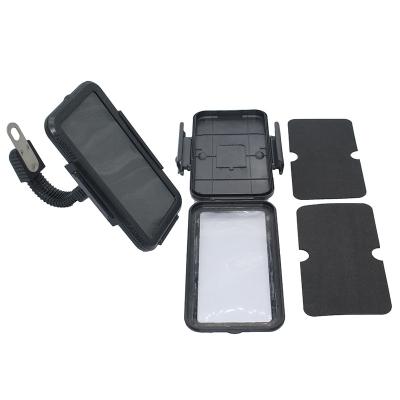 China New Arrival Mobile Phone Stand Motorcycle Adjustable Rearview Mirror Mount Waterproof Case With Sensitive Touch Screen for sale