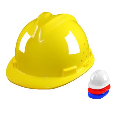 China HDPE Shell Work Construction Engineering Shade Hard Hat HDPE Safety Helmet for sale