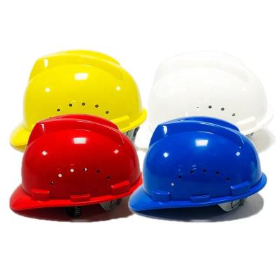 China HDPE Shell European Style Hard Hat Construction Safety Breathable Plastic Industrial Helmet for sale