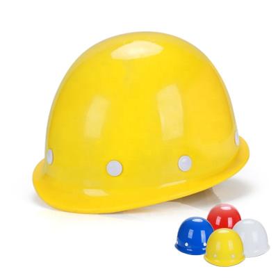 China ABS Round Shell Carbon Fiber Fiberglass Work Construction Hard Hat Industrial Safety Helmet for sale