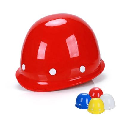 China ABS Hard Shell Round ABS Material Construction Safety Helmet Industrial Worker Hard Hat for sale