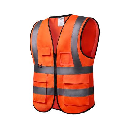 China Water Proof Safety Reflective Motorcycle Work Vest Workwear Construction Safety Reflective Vest for sale