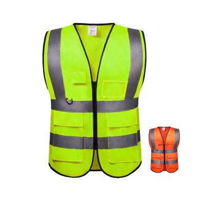 China Wholesale High Visibility Strength Safety Construction Engineer Work Safety Reflective Vest for sale