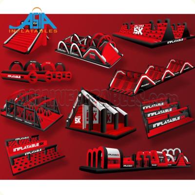 China Entertainment Crazy Inflatable 5k Obstacle Course For Adults / Inflatable Races 5k Insane Obstacle for sale