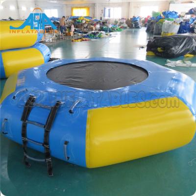 China Floating Lake Saltwater Entertainment Commercial / Used PVC Inflatable Water Floating Trampoline Inflatable Water Games for sale