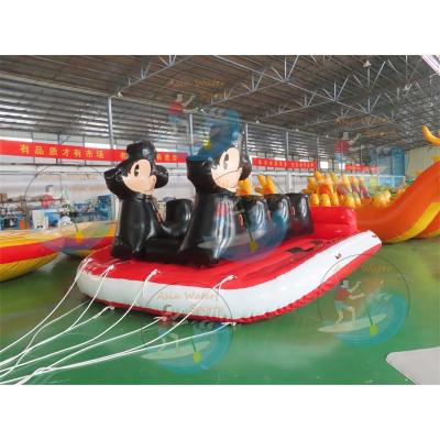 China New Style Multifunctional Flight Towable Sofa Inflatable Towable Ski Tube Water Sports For Jet Ski for sale