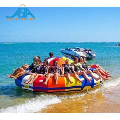 China Water Parks/Free Water Fun Water Toy Inflatable Disco Boat Towable/Inflatable Flying Disco Boat For Water Sports for sale