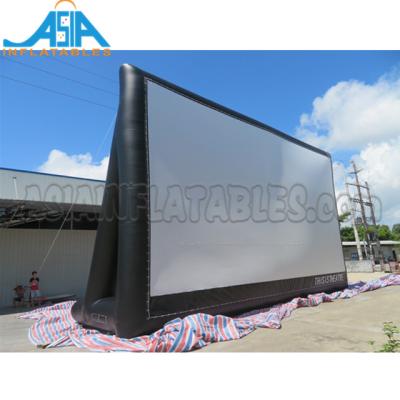 China Portable PVC Tarpaulin Or Oxford Cloth Outdoor Cinema Large Inflatable Screen For Speech / Event / Concert for sale