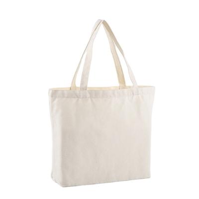 China Eco-friendly reusable double-sided double-sided cotton shopping bag and reusable storage canvas handbag shopping bag for sale