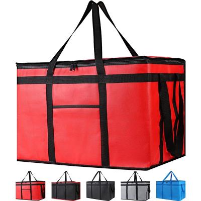 China PUNCH 2022 CHENGBAI Frozen Food Large Cold Cooler Red Bags For Top Zippered With Custom Logo Printed for sale