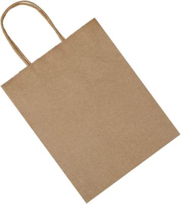 China Wholesale Handmade High Quality Custom Printed Brown Kraft Paper Gift Shopping Bag For Packaging for sale