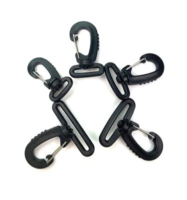 China Customized Printing Logo Wholesale POM Material Plastic Buckle Hook Swivel Good Quality China Factory Supply For  Backpack Accessories Hook for sale