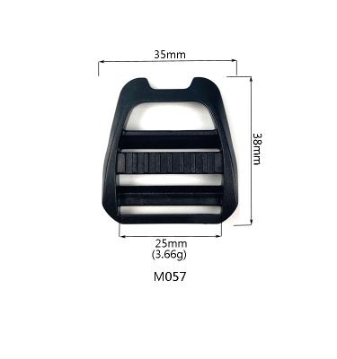 China Customized Printing Logo 25mm Strap Adjuster Plastic Ladder Lock for Backpack Wholesale Plastic Bag Strap Adjuster Belt Ladder Lock for Backpack for sale