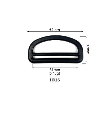 China Customized Printing Logo High Quality  Different size Hot Sale Plastic Belt Loop Strap Slider Square Buckle Flat D-ring for Bag Backpack Webbing for sale