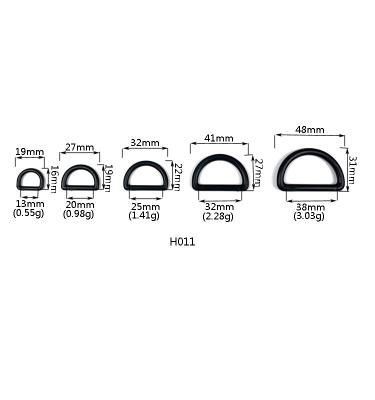 China Customized Printing Logo Plastic Belt Loop Strap Slider Buckle Flat D-Ring for Bag Backpack Webbing Loop Strap Slider Buckle Flat D-ring for Bag for sale