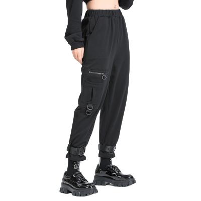 China Women Moto Biker Style Trotter Breathable Long Pants With Cargo Pocket And Patchwork for sale