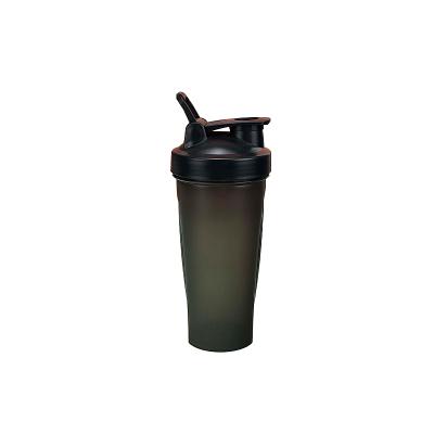 China Wholesale Stocked 600ML Gym Fitness Protein Shaker Handle Sport Water Bottle Portable CUP for sale