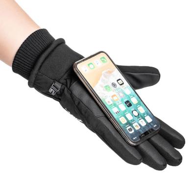 China Men's Unisex Outdoor Waterproof Cold-proof Touch Screen Sports Winter Ski Gloves for sale