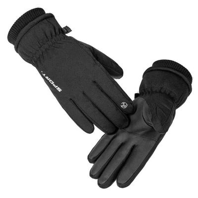 China Cheap Outdoor Waterproof Men Sports Warm Winter Touch Screen Snowboarding Gloves for sale