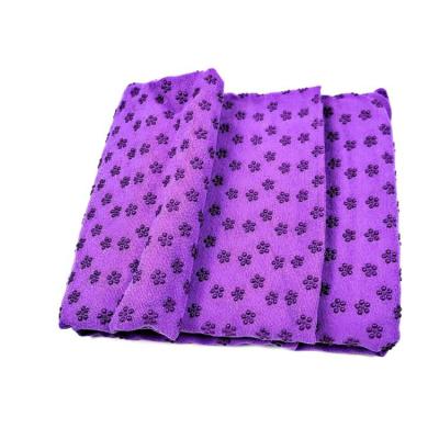 China New Wholesale Aerobics Towel Yoga Special Non-slip Sweat-absorbent Blanket Safe For Kids for sale