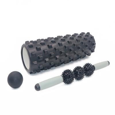 China Hot Selling Cheap Yoga Exercise Foam Power Roller Balance Stick Pilates Yoga Shaft Set for sale