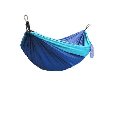 China Adult Nylon Outdoor Camping Portable Double Stand Aerial Hanging Hammock for sale