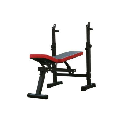 China Fashion Low Price Foldable Strength Training Weightlifting Adjustable Folding Flat Bench for sale