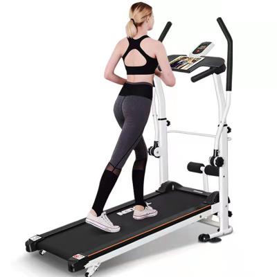 China Silent Small Arm Foldable Home Mechanical Swing Equipment Household Fitness Treadmill for sale