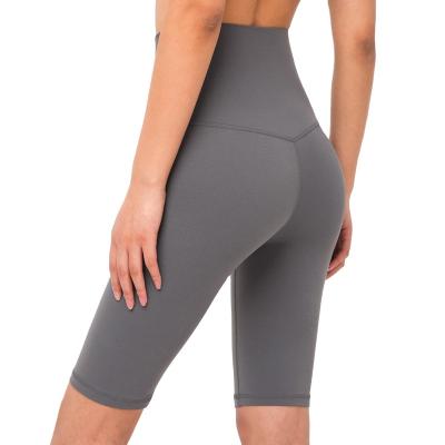 China Soft Women Yoga Pants Sporty Workout Yoga Leggings Gym Wear Running Yoga Shorts for sale