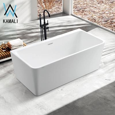 China Kamali SP1833 cupc cheap free standing bathtub hanse small acrylic sitting slipper bathtub for sale