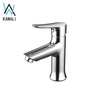 China Kamali CUPC modern perlator spring zinc bathroom vanity vessel sink wash foot sanitary faucet for sale