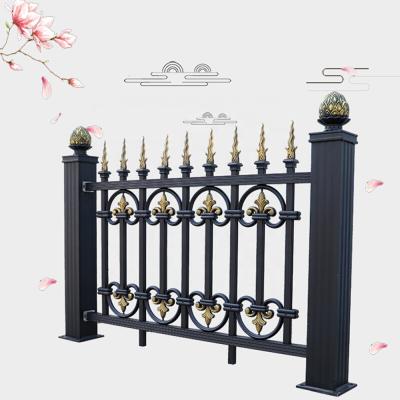 China Easily assembled 2020 new design, aluminum fence garden or public place fencing cheap steel fence for sale