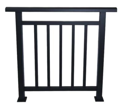 China Easily Assembled Aluminum Balcony Fence and Fence Horizontal Railing in Building Materials for Balcony for sale