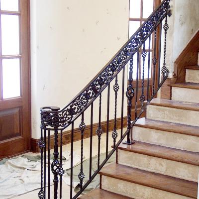 China Easily Assembled Modern GreatWall Brand Aluminum Exterior Railing Home Indoor Stair Railings for sale