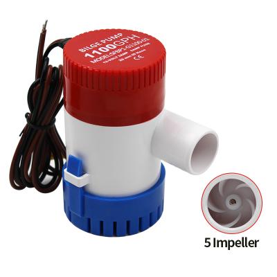 China 12/24V DC Marine Boat Bilge Pump Submersible 1100GPH SFBP1-G1100-01 for sale