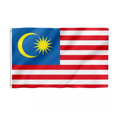 China Factory Wholesale Promotional Durable Outdoor Cheap Custom Flag 3x5 ft 100%Polyester Malaysia Health Care Institutes for sale