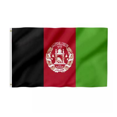 China Custom Durable Outdoor Afghan Flag Promotional Logo 3x5 Ft 100%Polyester From Health Care Institutes Factory for sale