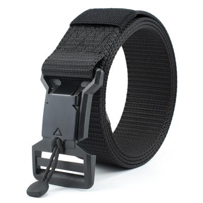 China Tactical Army Belt Quick Release Magnet Buckle 8278 Polyester Ribbon Nylon Exterior Can Be Logo Customized Belt Customized for sale