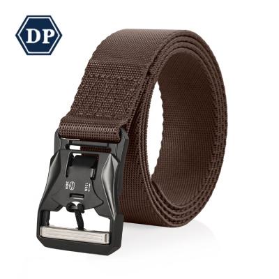 China New Design 8602 Military & Outdoor Military Police Straps Tactical Rubber Elastic Waist Magnet Buckle Sheer Nylon Belt for sale