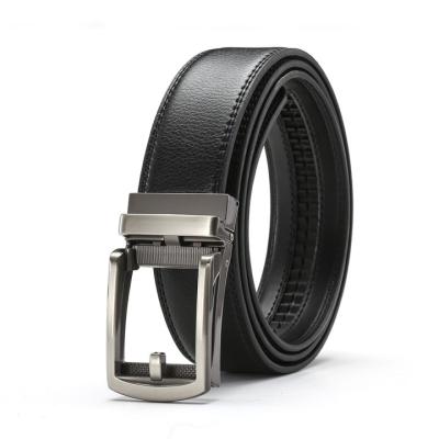 China High Quality Faux Cowhide Full Automatic Buckle Business Casual Leather Belt Men Leather Belt Men for sale