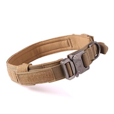 China DETACHED Pet Supplies Multifunctional Tactical Nylon Dog Collar for sale