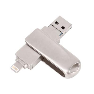 China Extremely High Speed ​​USB 3.0 OTG USB Drive 8GB 16G 32G 3 in1 OTG USB Metal Pen Drive Saving Fast Speed ​​Data Experience Saving for Android, iPhone for sale