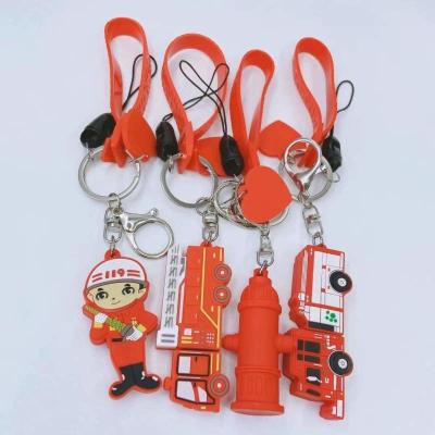 China Multi Fuction Firefighter USB Drive 4gb 8gb 16gb Fire Fighting Truck Shape USB Flash Drive Hard Disk Drive for sale