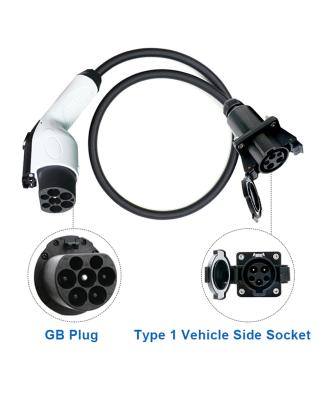 China 90% EV Type1 Type2 GB/T Adapter 32A 1Phase 3 Phase Schuko für das Aufladen von Elektroautos zu verkaufen