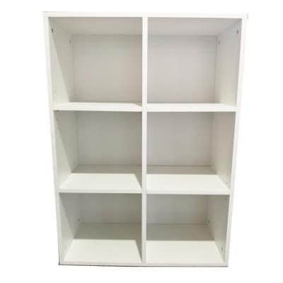 China KD Modern Simple Modern Flat Pack Melamine Home Furniture Bookcase For Home Office for sale