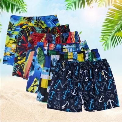 China Breathable Men Swimwear Shorts Comfortable Boxers Fatten Men Fashion Quick Drying Swimwear for sale