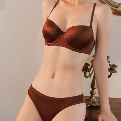 China Free Bra&brief sleep sets sin costuras de sujetador de mujer underwear bra brief and panties set wire bra&panty comfortable ventilation bra Young girl for sale