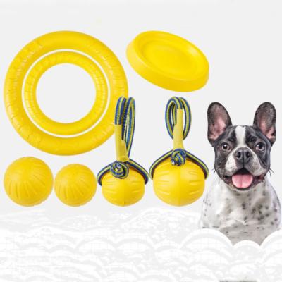 China Viable Christmas Pet Toy Suppliers Chew Teeth Cleaning Dog Toy Safe Durable Interactive EVA Toys for sale