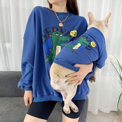 China 2020 New Viable Human Dog and Owner Matching Clothes Matching Pet and Owner Autumn Winter Sweatshirt for sale