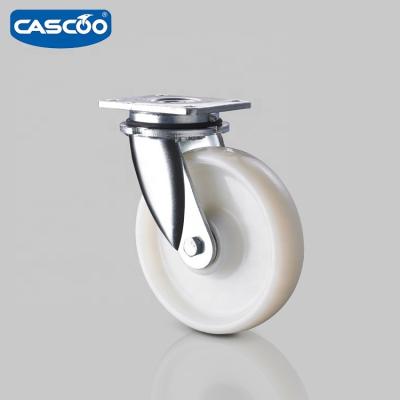 China PIVOT CASCOO 200mm Welded Swivel Caster Polyamide Heavy Duty Caster For Mobile Heavy Duty Work Platform for sale